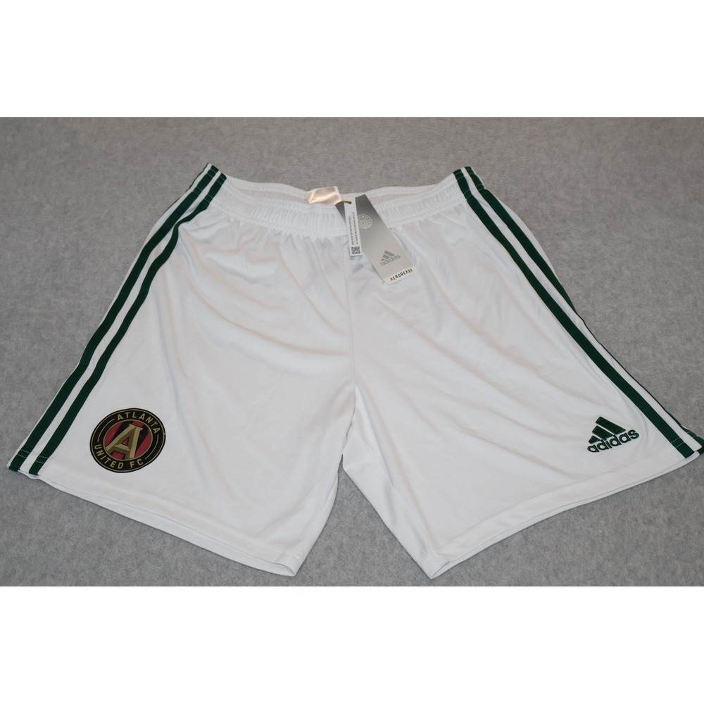 Adidas Atlanta United FC Shorts Mens Medium White Soccer Futbol HN7847 NEW